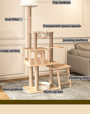 BABEECATS Multifunctional Cat Tree