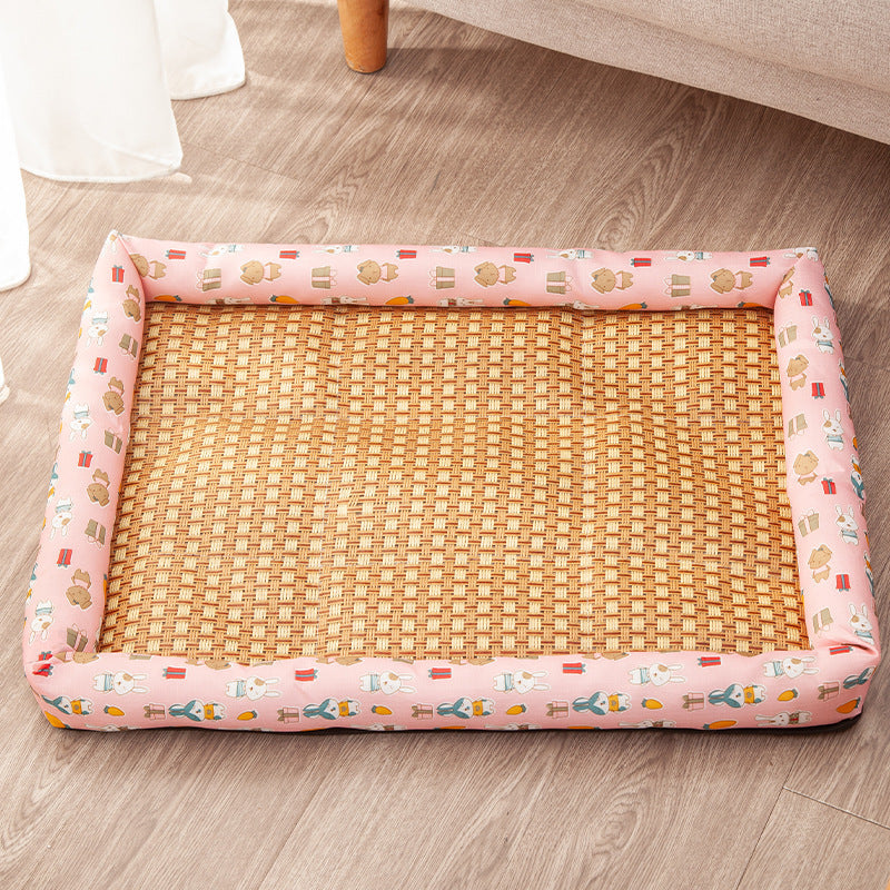 BABEECATS  All-Season Cooling Pet Bed Mat - Durable & Breathable for Dogs and Cats
