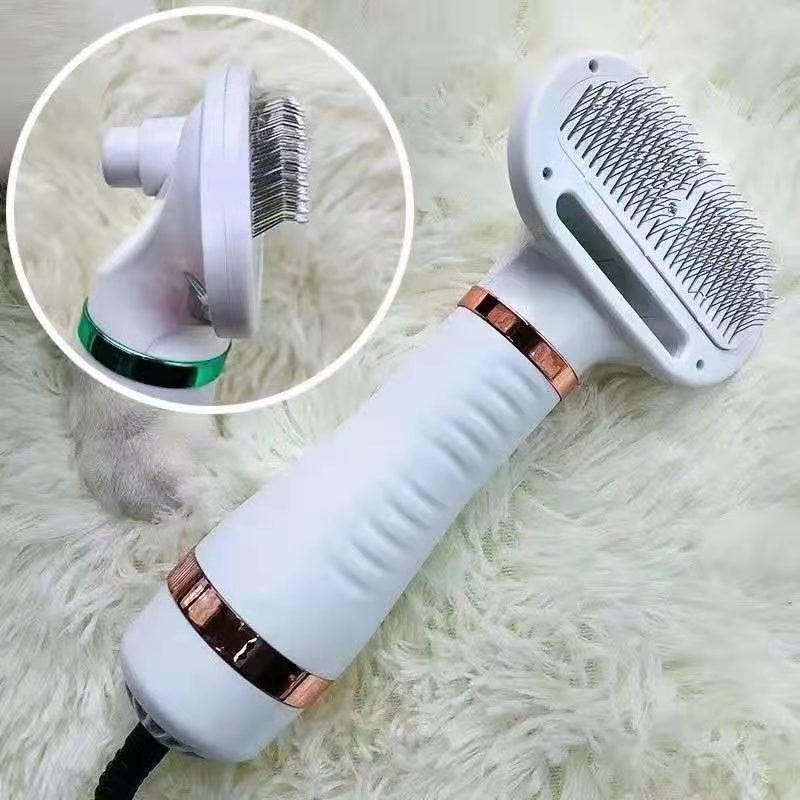 Two-In-One Pet Hot Air Comb,  Hair Dryer Pet Brush Comb