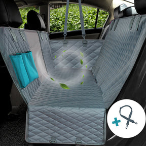 Car Rear Back Seat Mat ，Hammock，With Zipper And Pockets