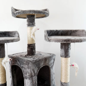 BABEECATS Dark Gray Traditional Cat Tree