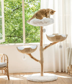 BABEECATS Blooming Cloudfort Cat Tree