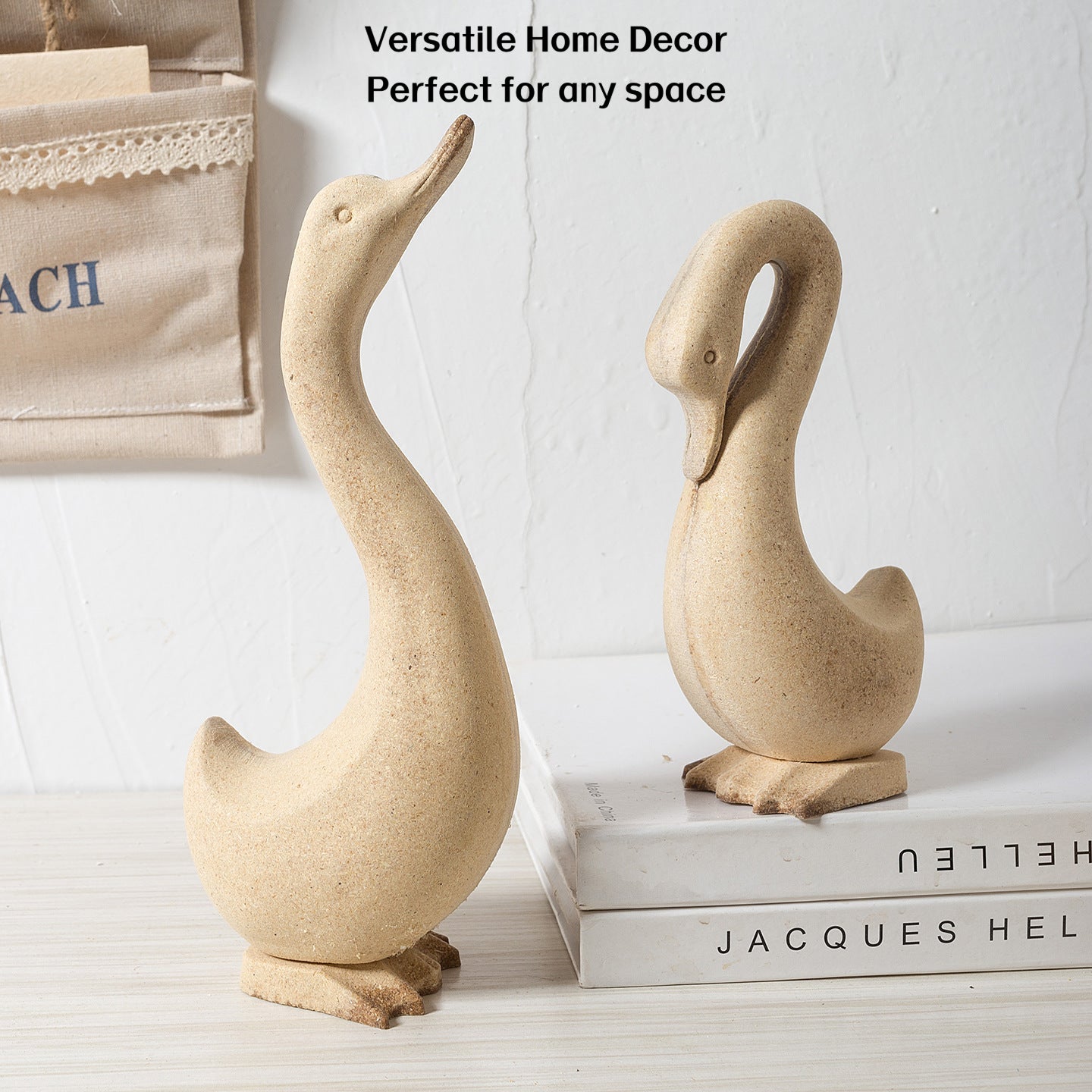 Recrafted Wooden Animal Decor – Unfinished DIY Paintable Figurines