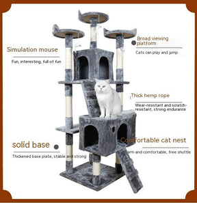 BABEECATS Dark Gray Traditional Cat Tree