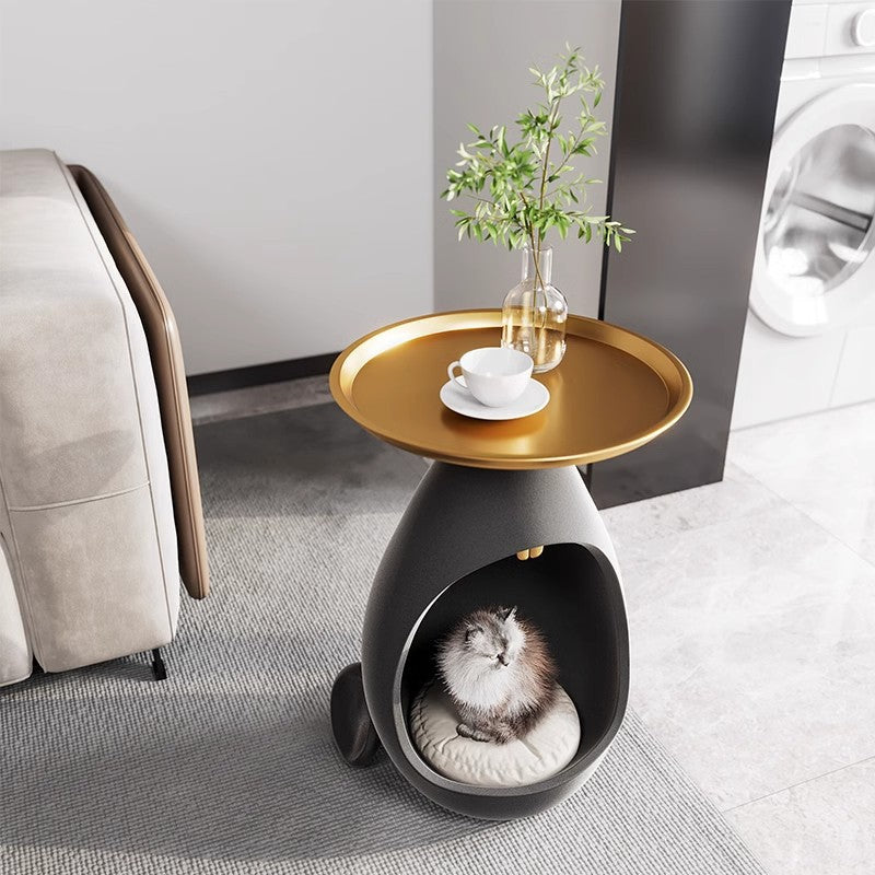 BABEECATS Artistic Cat Bed Side Table