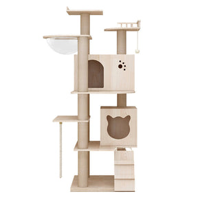 BABEECATS Luxury Solid Wood Cat Tree