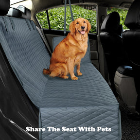 Car Rear Back Seat Mat ，Hammock，With Zipper And Pockets