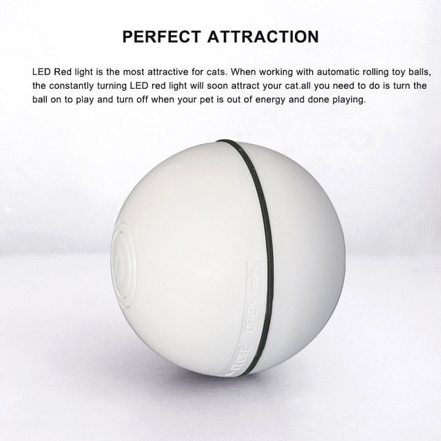 Smart Interactive Pet Toy Ball,Glowing Pet Balls Toy