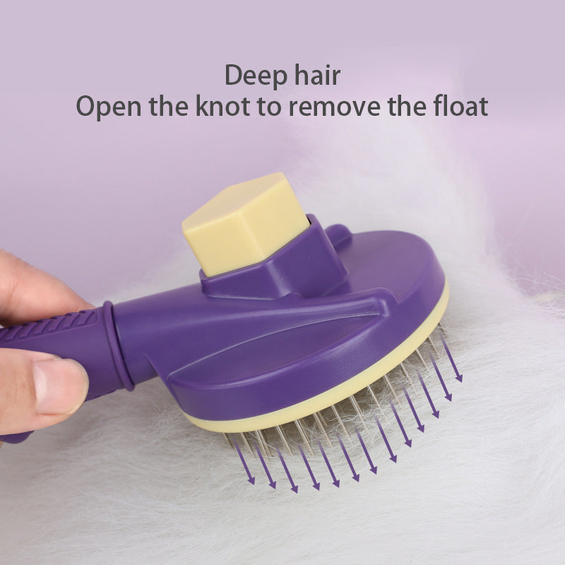 BABEECATS Pet Comb Automatic Hair Removal Comb