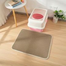 Double Layer EVA Pet Cat Litter Pad ,Sand Basin Filter