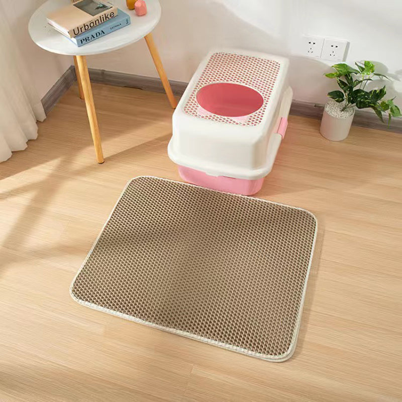 Double Layer EVA Pet Cat Litter Pad ,Sand Basin Filter