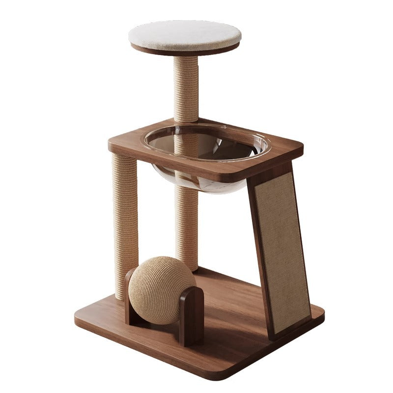 BABEECATS ELF Walnut Color Cat Tree