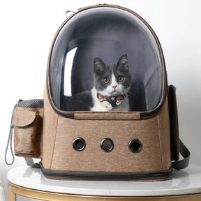 Cat Backpack ,Fashion-Transparent-Breathable-Folding Pet Bag