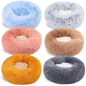 BABEECATS Donut Shape Plush Warm Cat Nest