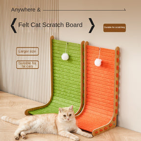 BABEECATS L-Type Felt Cat Scratch Board