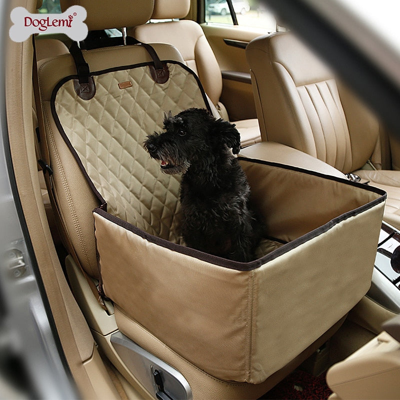 Pet Dog Car Seat  ,Waterproof Vehicle Pet Mat,  Basket Safety Single Seat Bag