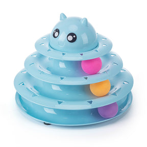 BABEECATS Three-Layer Self-Healing Cat Turntable rack Toy