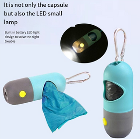 BABEECATS Multi Functional LED With Light Pet Garbage Bag -Magic Tool For Walking Dogs