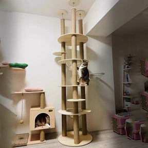 BABEECATS The Golden Cudgel DIY Cat Tree