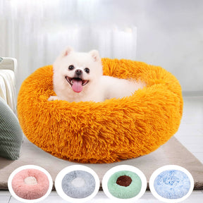 BABEECATS Donut Shape Plush Warm Cat Nest