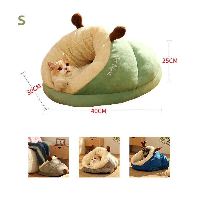 Slipper Cat Nest , Warm Plush Thickened