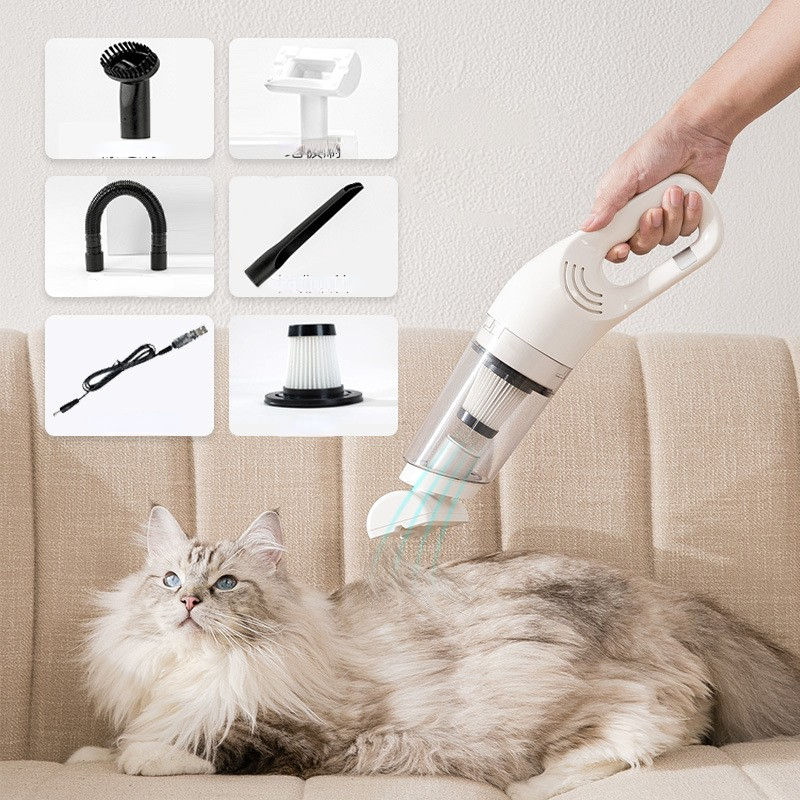 BABEECATS Cordless USB Charge Vacuum Cleaner for Office Car Pet Hair Cleaning