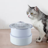 Foldable Pet Water Dispenser, Luminous , Water Cycle  Water Feeder