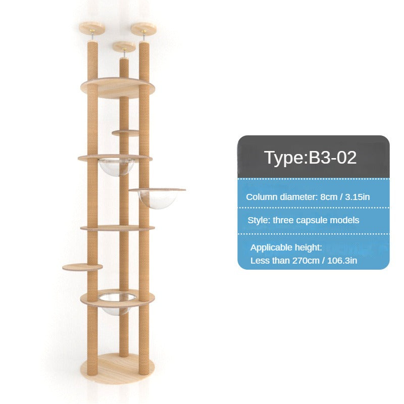 BABEECATS The Golden Cudgel DIY Cat Tree