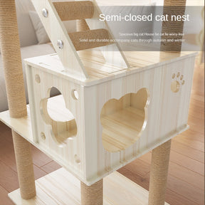 BABEECATS  K-Series Multi-Style Solid-Wood Cat Trees