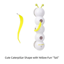 BABEECATS Caterpillar Automatic Cat Teaser Toy ，Inductive Start-Stop, Rechargeable Model