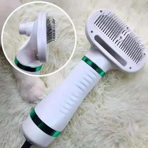 Two-In-One Pet Hot Air Comb,  Hair Dryer Pet Brush Comb