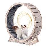 BABEECATS Cat Exercise Wheel , Cat Running Wheel with Carpeted Runway,