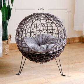 BABEECATS Rattan Planet Cat Nest