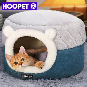 HOOPET Cat Bed House， Soft Plush