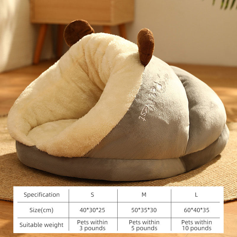 Slipper Cat Nest , Warm Plush Thickened