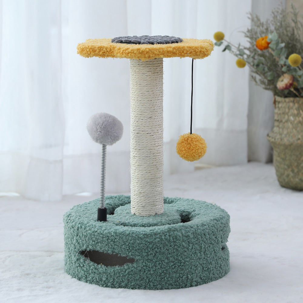 BABEECATS Fun Cat Ball Flower Platform Small Cat Climbing Frame