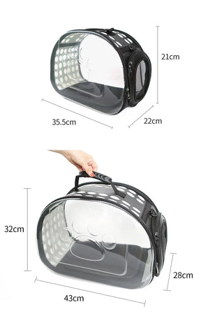 BABEECATS Portable Travel Breathable Cat Transport Bag