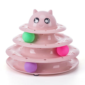 BABEECATS Three-Layer Self-Healing Cat Turntable rack Toy