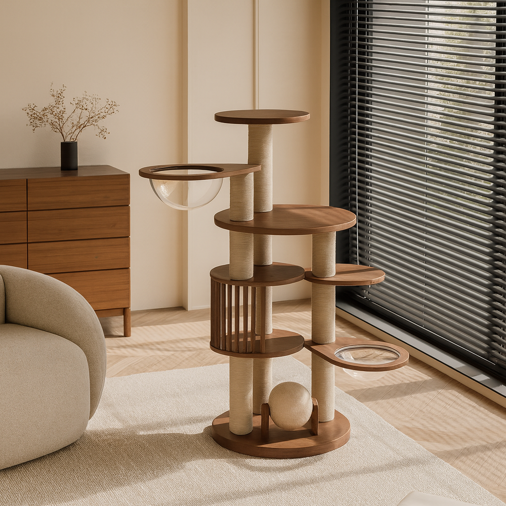 Close-up of solid wood craftsmanship with natural grain and hand-finished details