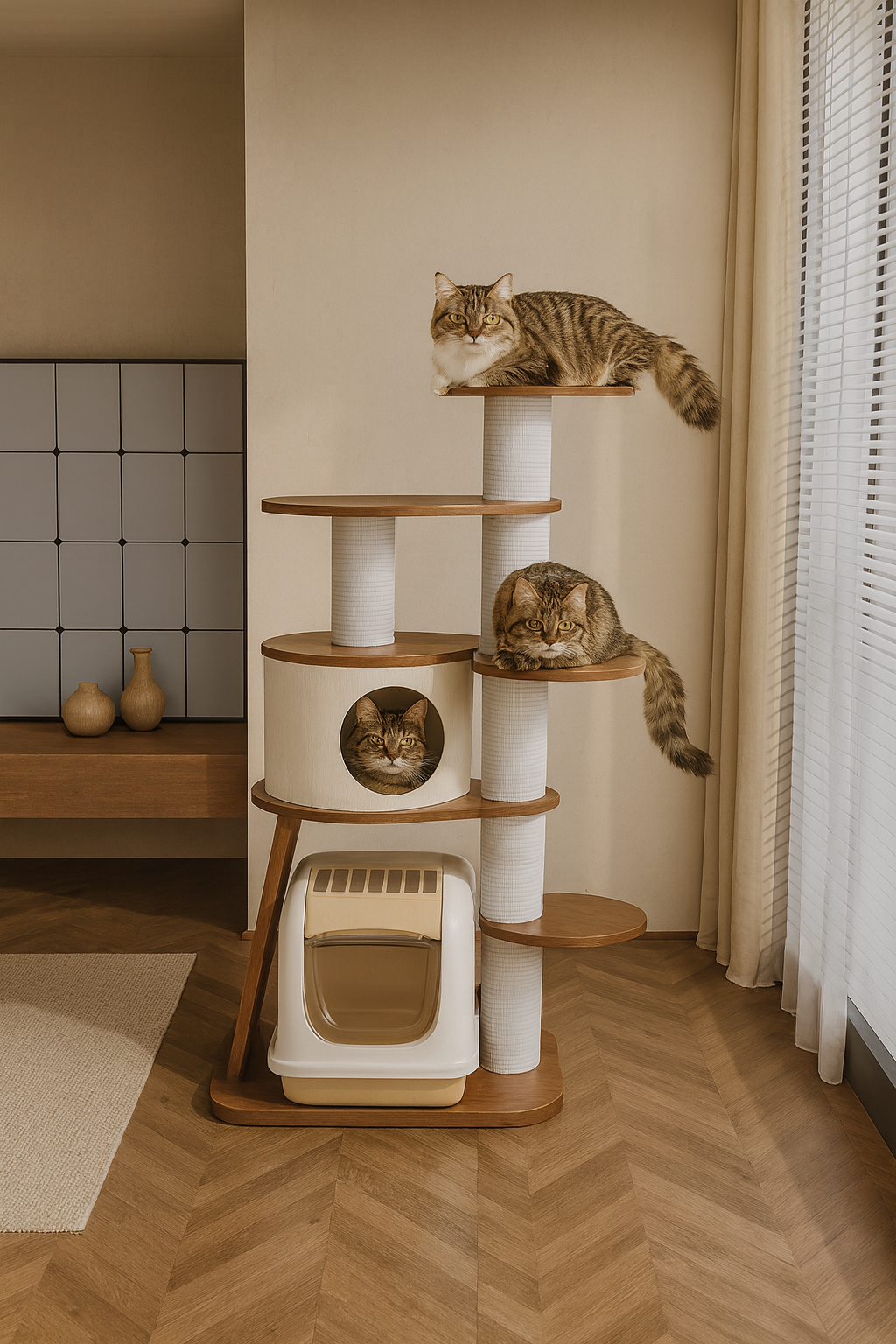 Minimal Scandinavian interior representing premium and responsible lifestyle design