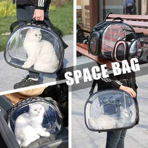 BABEECATS Portable Travel Breathable Cat Transport Bag