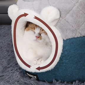 HOOPET Cat Bed House， Soft Plush