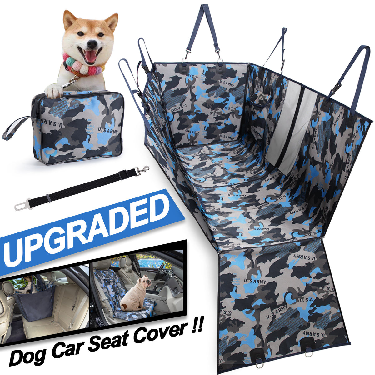 EZMTB New Multi-Function Anti-Dirty Waterproof Pad, Rear Seat Car Dog Pad