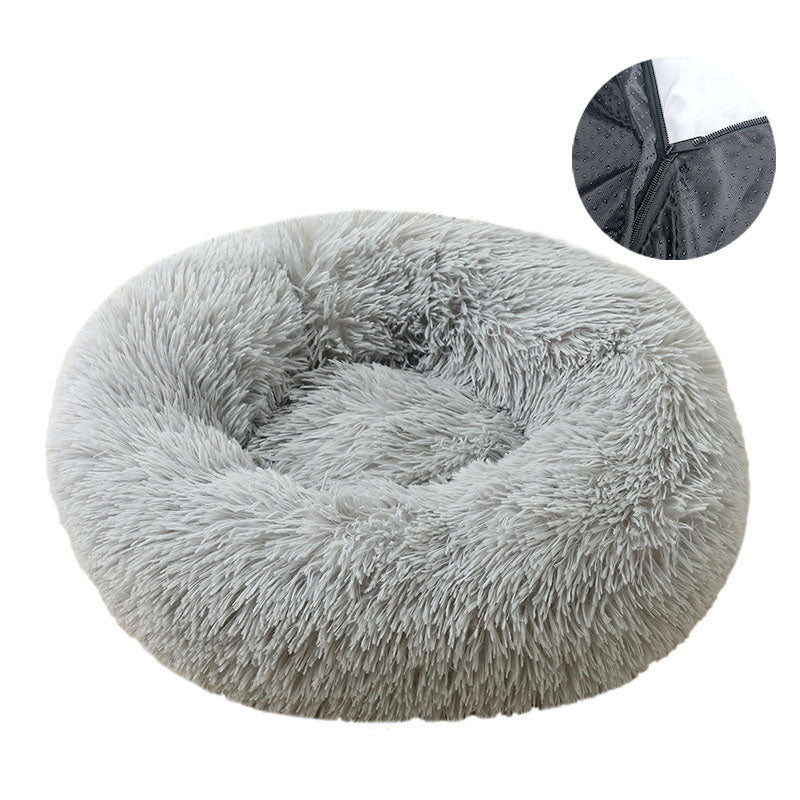 BABEECATS  Round Plush  Cat Bed,  Dog Ced