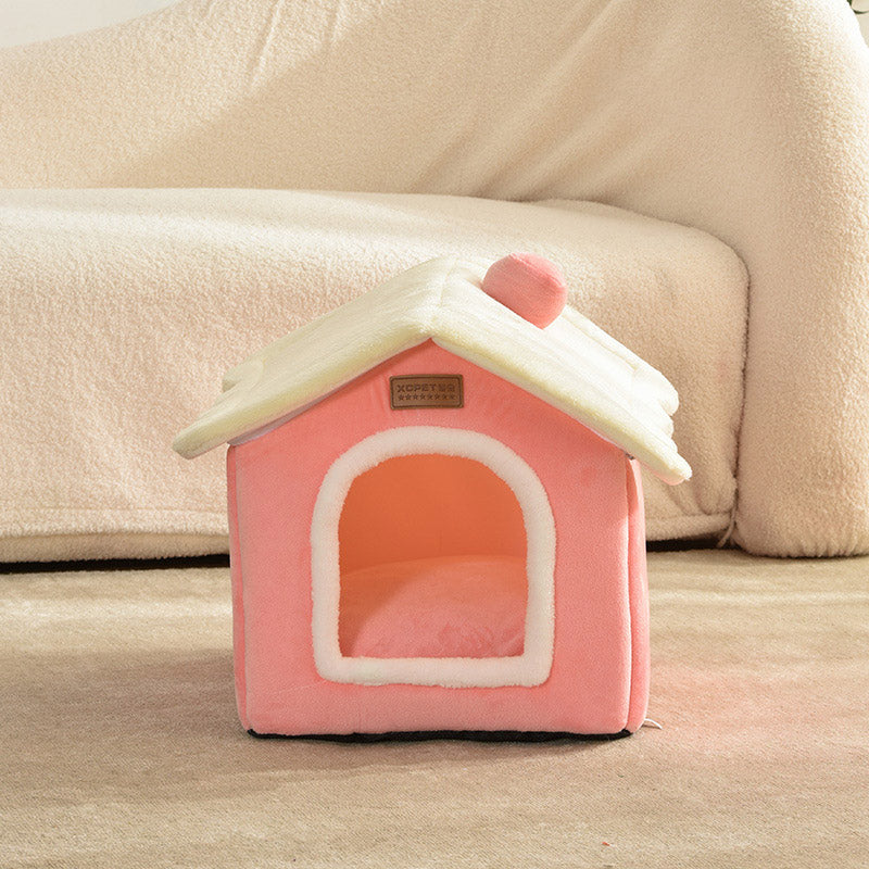 House Type Cat Nest，Four Seasons，Removable and Washable