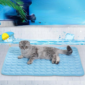 BABEECATS Pet Ice Cushion Breathable Ice Silk Cat Nest