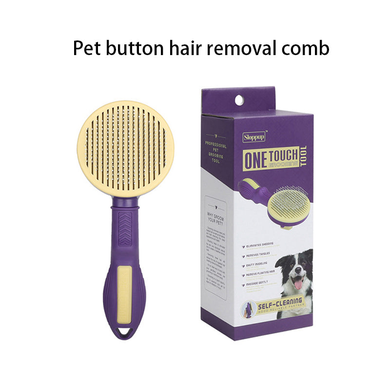 BABEECATS Pet Comb Automatic Hair Removal Comb