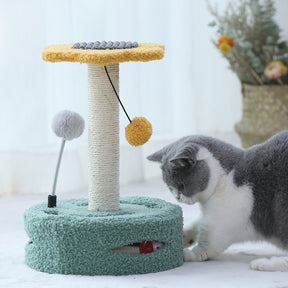 BABEECATS Fun Cat Ball Flower Platform Small Cat Climbing Frame