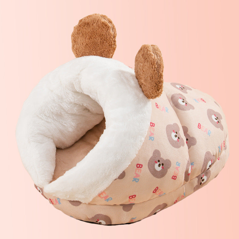 BABEECATS Rabbit Slippers Soft Cat and Dog Bed