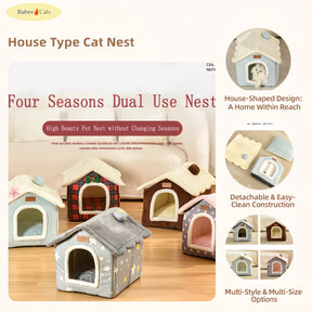 BABEECATS House Type Cat Nest